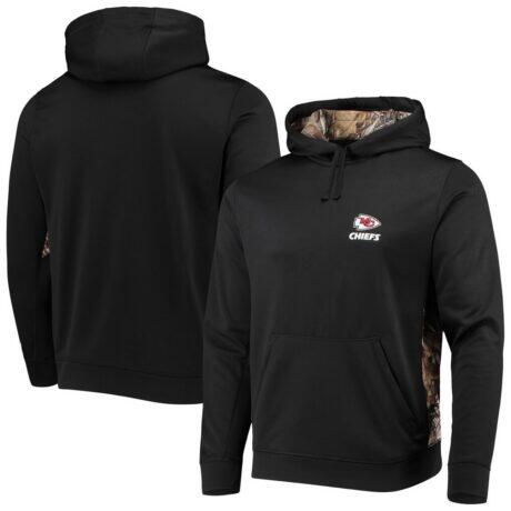 Kansas City Chiefs Dunbrooke Logo Ranger Pullover Hoodie - Black/Realtree Camo