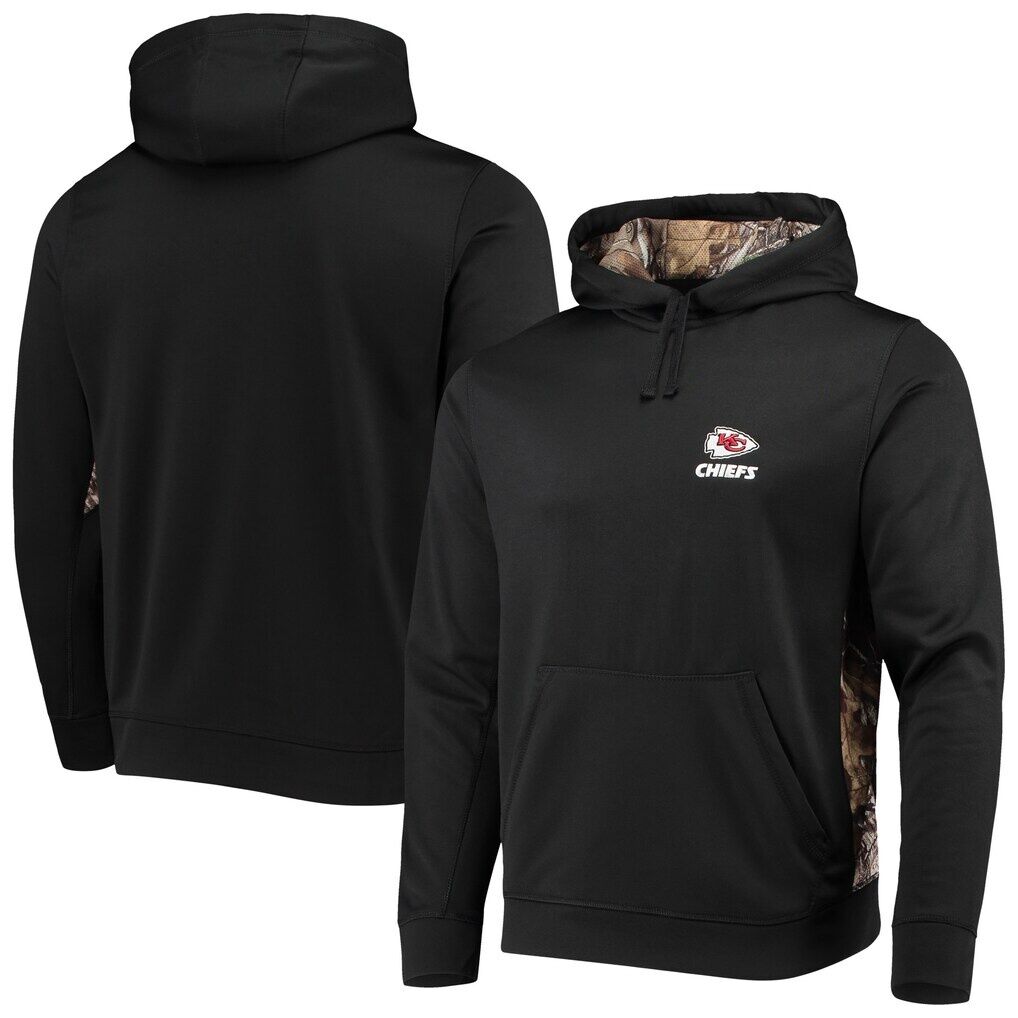 Kansas City Chiefs Dunbrooke Logo Ranger Pullover Hoodie – Black/Realtree Camo