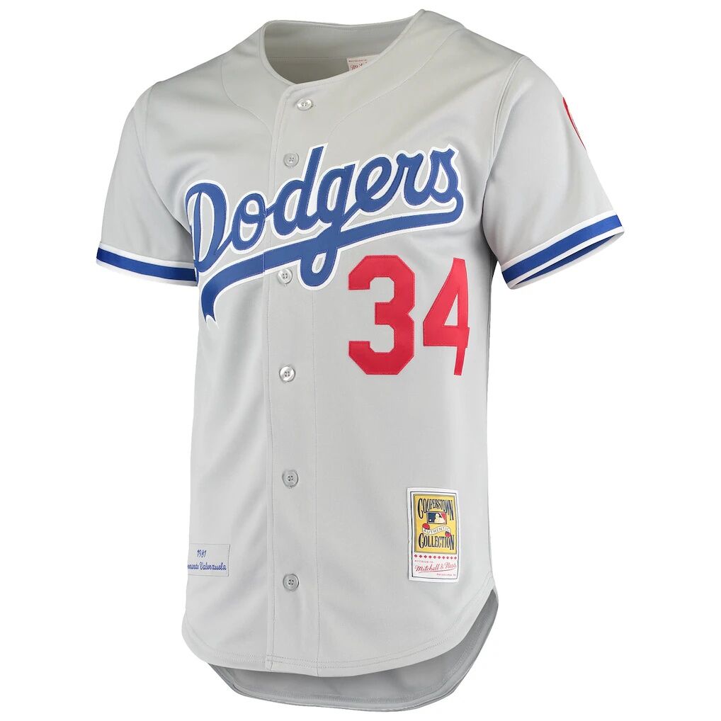Fernando Valenzuela Los Angeles Dodgers Mitchell & Ness Road 1981 Cooperstown Collection Authentic Jersey