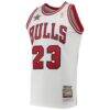 Michael Jordan Chicago Bulls Mitchell & Ness 1997 NBA All-Star Game Hardwood Classics Authentic Jersey - White - Back View