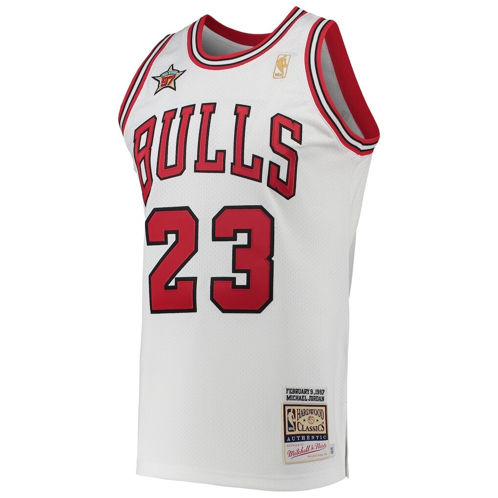 Michael Jordan Chicago Bulls Mitchell & Ness 1997 NBA All-Star Game Hardwood Classics Authentic Jersey