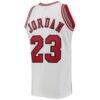 Michael Jordan Chicago Bulls Mitchell & Ness 1997 NBA All-Star Game Hardwood Classics Authentic Jersey - White - Detail View