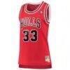 Scottie Pippen Chicago Bulls Mitchell & Ness Women's 1997/98 Hardwood Classics Swingman Jersey - Red - Side View