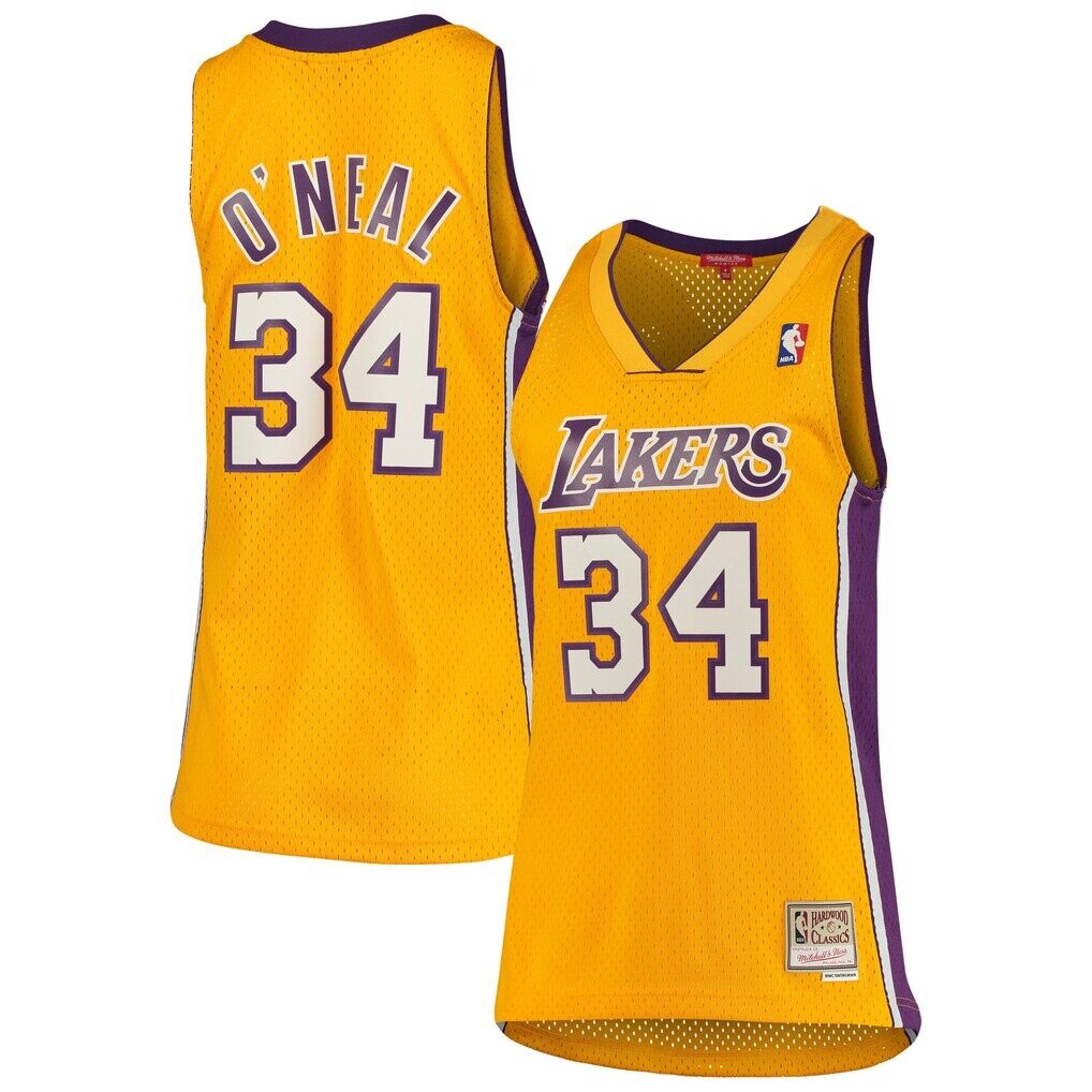 Shaquille O'Neal Los Angeles Lakers Mitchell & Ness Women's 1999/00 Hardwood Classics Swingman Jersey