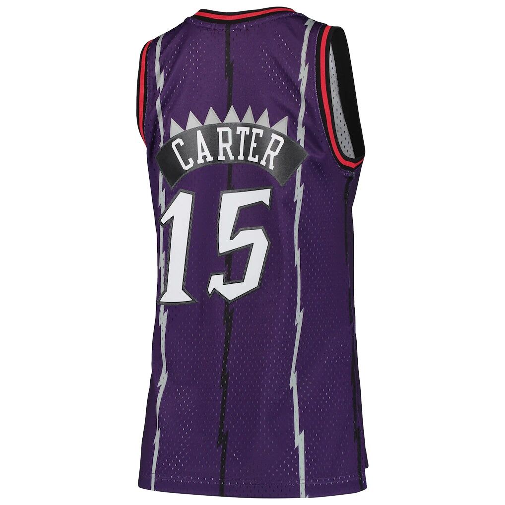 Vince Carter Toronto Raptors Mitchell & Ness Women's 1998/99 Hardwood Classics Swingman Jersey