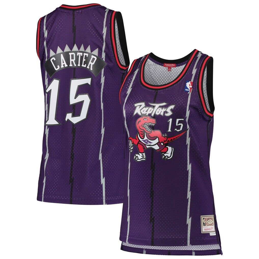 Vince Carter Toronto Raptors Mitchell & Ness Women's 1998/99 Hardwood Classics Swingman Jersey