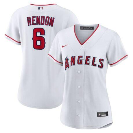 Anthony Rendon Los Angeles Angels Nike Women's Home Replica Player Jersey - White - Front View