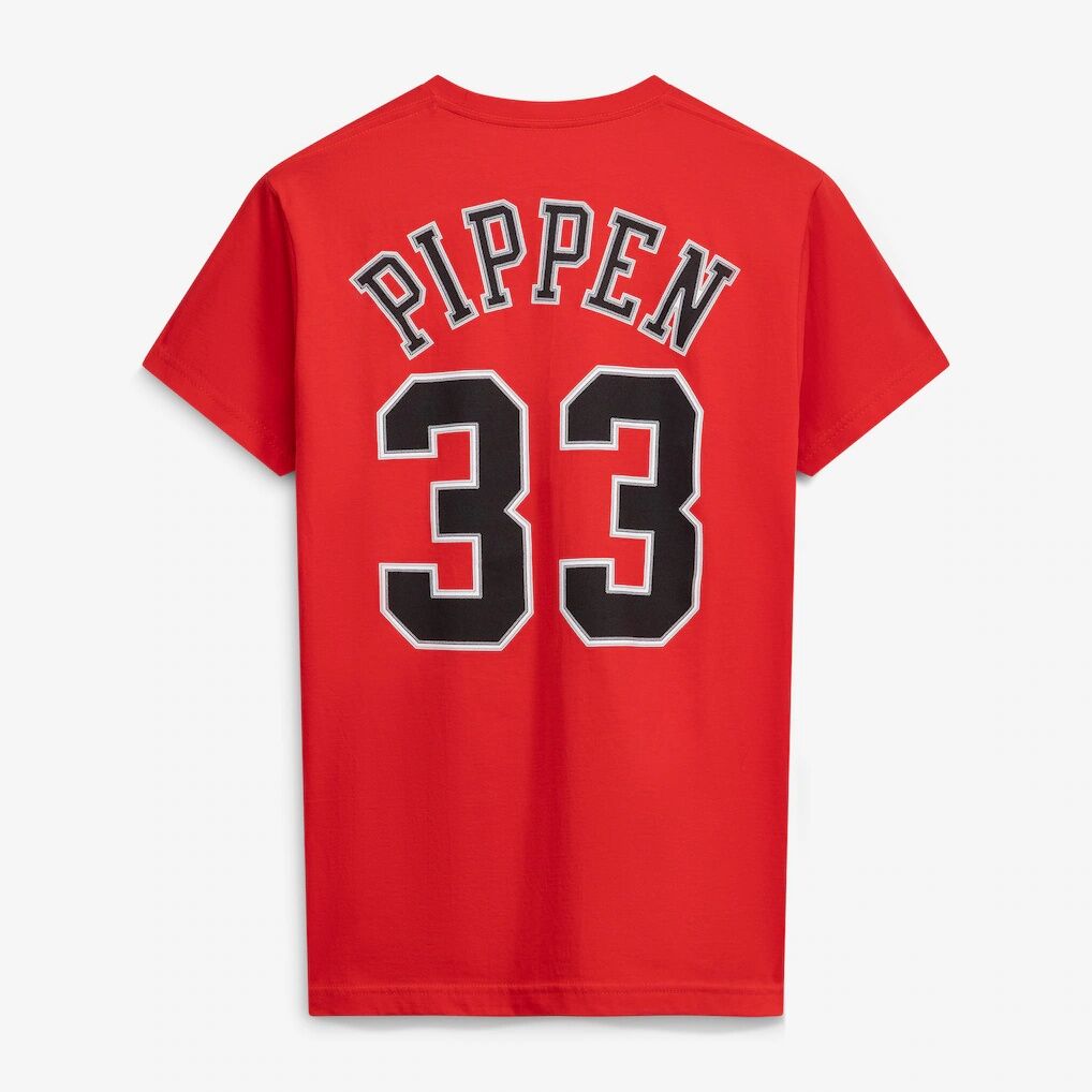 Scottie Pippen Chicago Bulls Mitchell & Ness Hardwood Classics Name & Number Player T-Shirt