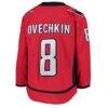 Alexander Ovechkin Washington Capitals Youth Home Premier Player Jersey - Red - Detail View
