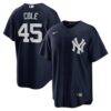 Gerrit Cole New York Yankees Nike Alternate Replica Player Name Jersey - Navy - Front View