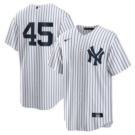 Gerrit Cole New York Yankees Nike Home Replica Player Name Jersey - White - Front View