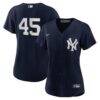 Gerrit Cole New York Yankees Nike Women's Alternate Replica Player Jersey - Navy - Front View