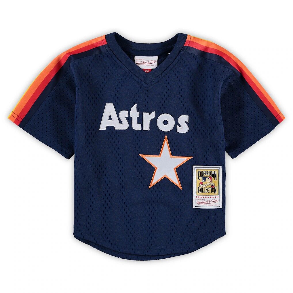 Nolan Ryan Houston Astros Mitchell & Ness Preschool & Toddler Cooperstown Collection Mesh Batting Practice Jersey