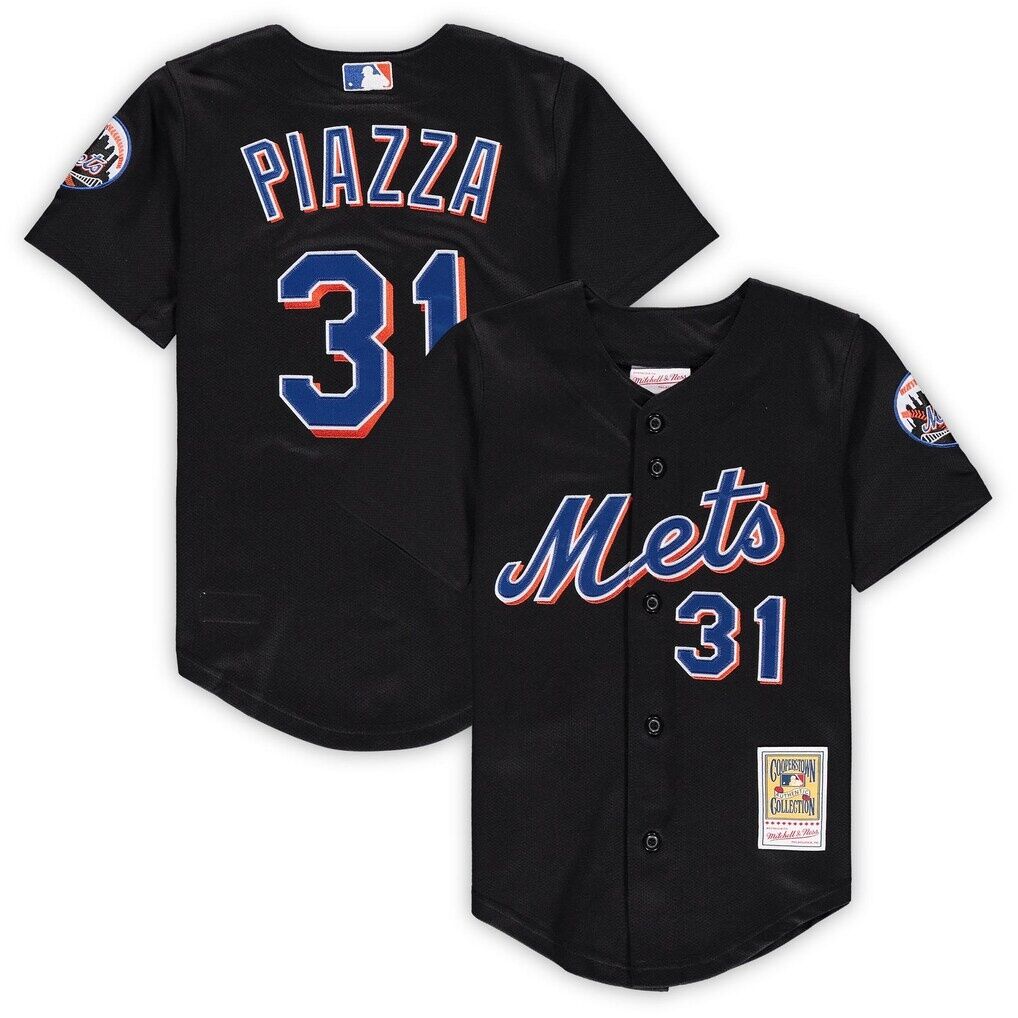 Mike Piazza New York Mets Mitchell & Ness Preschool & Toddler Cooperstown Collection Mesh Jersey