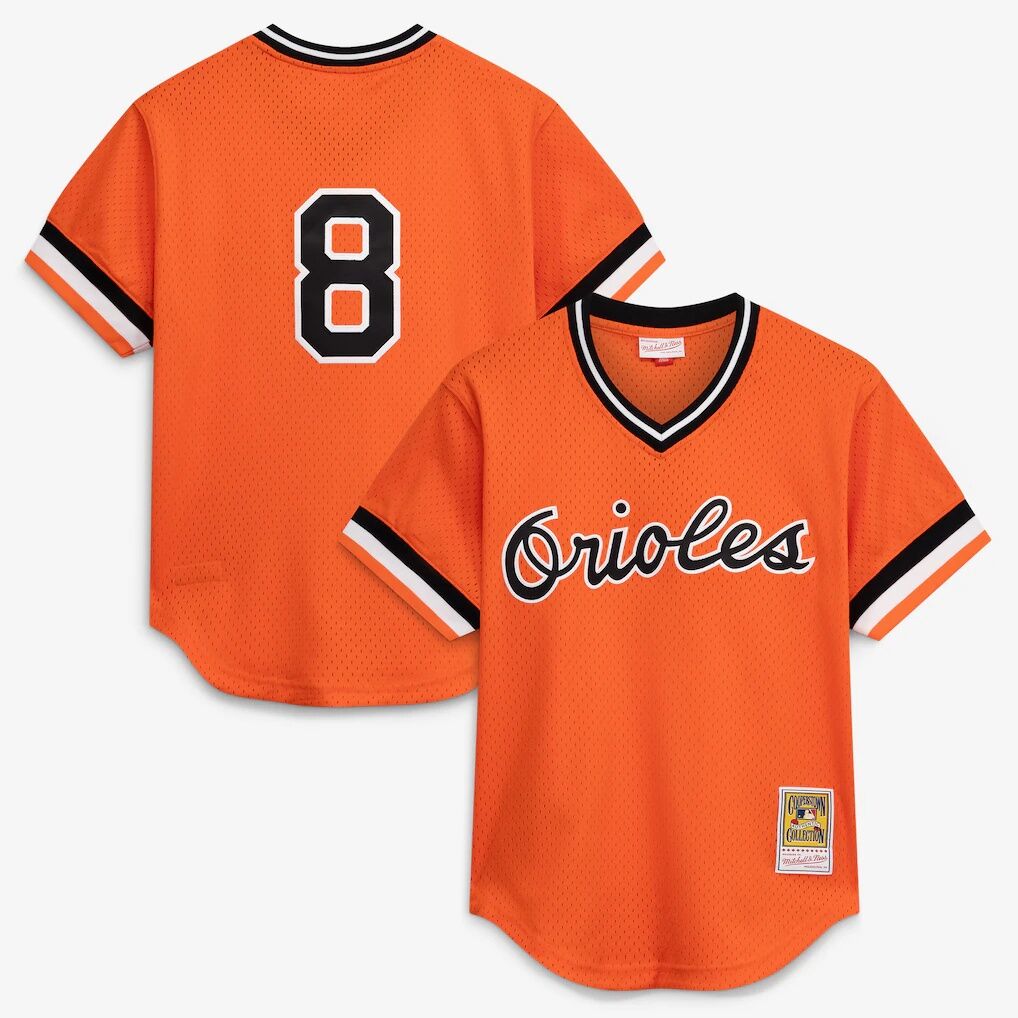 Cal Ripken Jr. Baltimore Orioles Mitchell & Ness Preschool & Toddler Cooperstown Collection Mesh Batting Practice Jersey