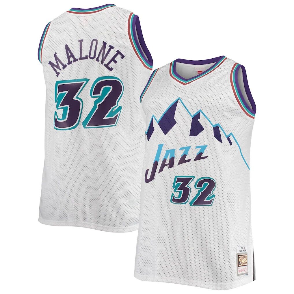 Karl Malone Utah Jazz Mitchell & Ness 1996/97 Big & Tall Hardwood Classics Swingman Jersey