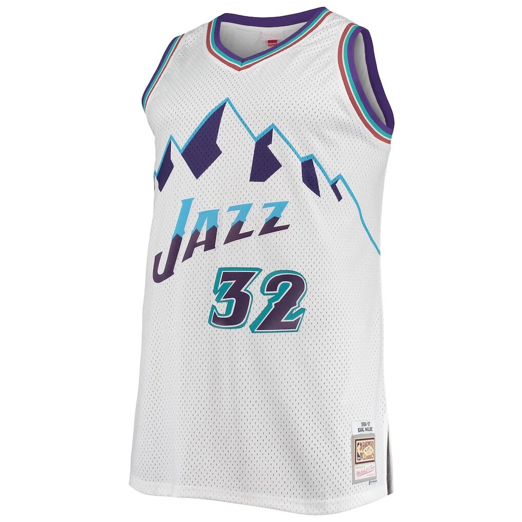 Karl Malone Utah Jazz Mitchell & Ness 1996/97 Big & Tall Hardwood Classics Swingman Jersey