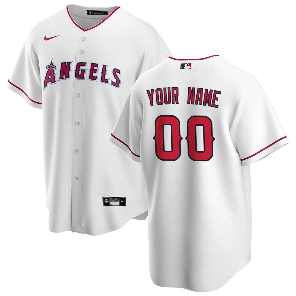 Los Angeles Angels Nike Home Replica Custom Jersey