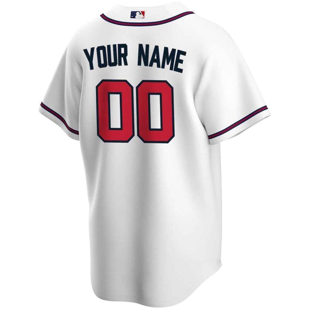 Atlanta Braves Nike Home Replica Custom Jersey