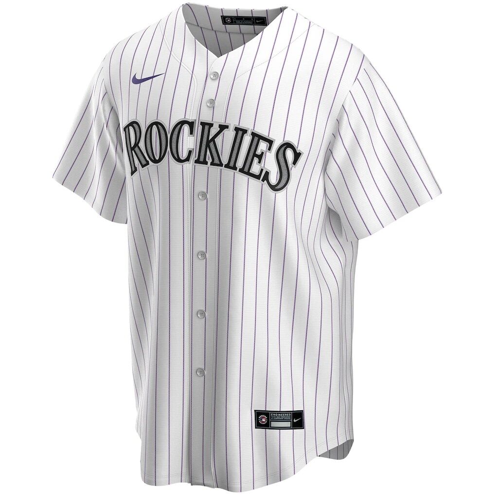 Colorado Rockies Nike Home Replica Custom Jersey