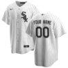 Chicago White Sox Nike Home Replica Custom Jersey - White - Front View