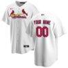 St. Louis Cardinals Nike Home Replica Custom Jersey - White - Front View