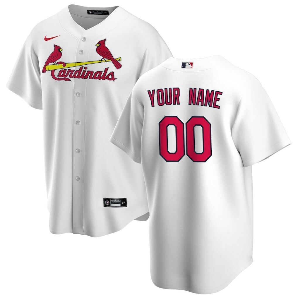 St. Louis Cardinals Nike Home Replica Custom Jersey