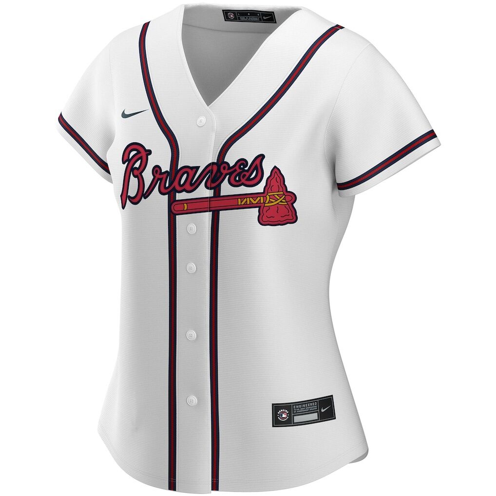 Atlanta Braves Nike Women's Home Replica Custom Jersey