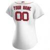 Boston Red Sox Nike Women's Home Replica Custom Jersey - White - Detail View