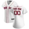 Boston Red Sox Nike Women's Home Replica Custom Jersey - White - Front View