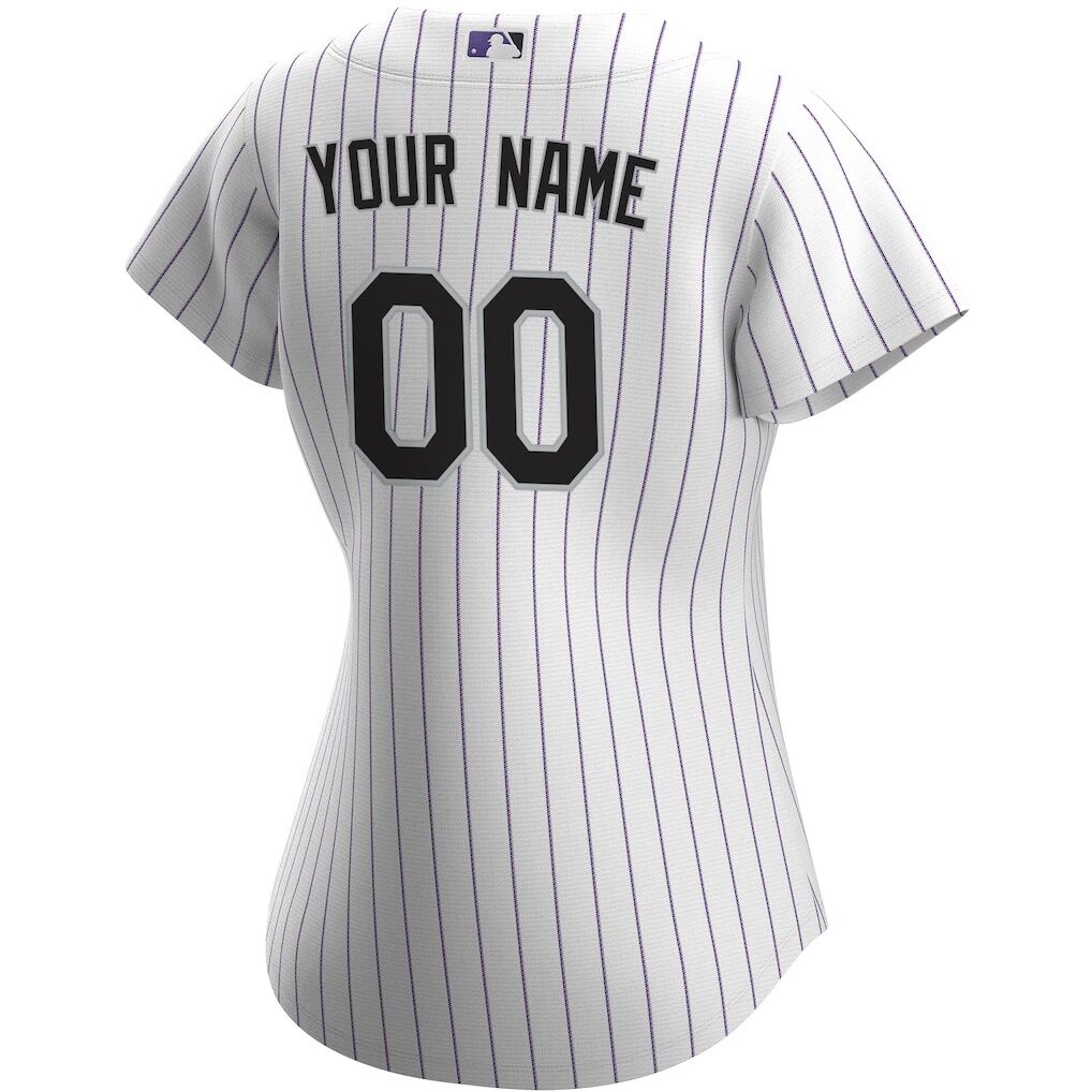Colorado Rockies Nike Women's Home Replica Custom Jersey