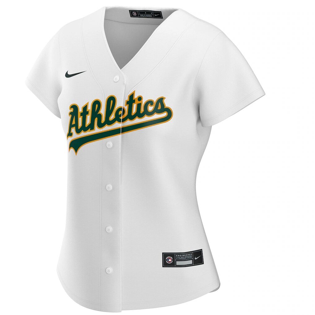 Athletics Nike Women's Home Replica Custom Jersey