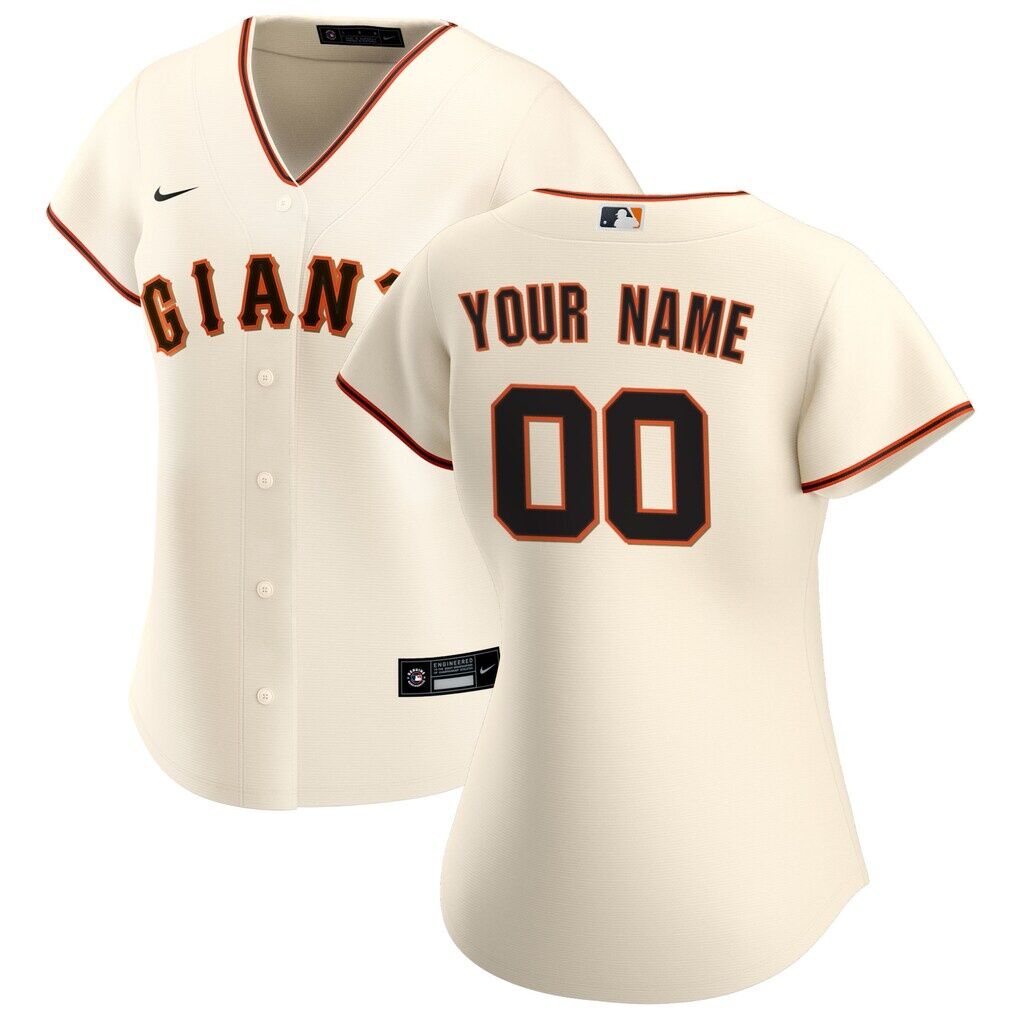 San Francisco Giants Nike Women’s Home Replica Custom Jersey