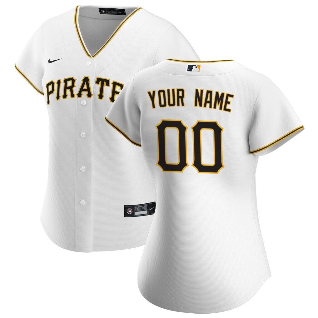 Pittsburgh Pirates Nike Women's Home Replica Custom Jersey