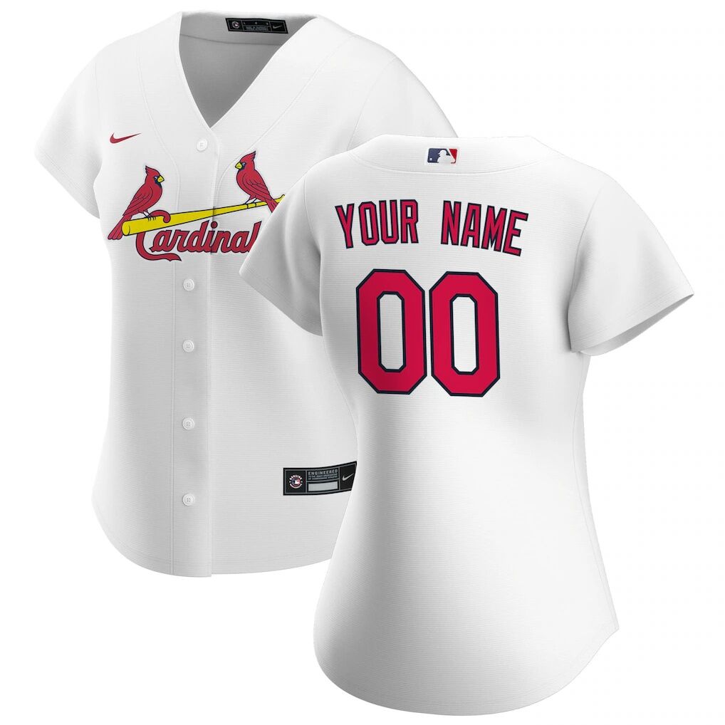 St. Louis Cardinals Nike Women's Home Replica Custom Jersey