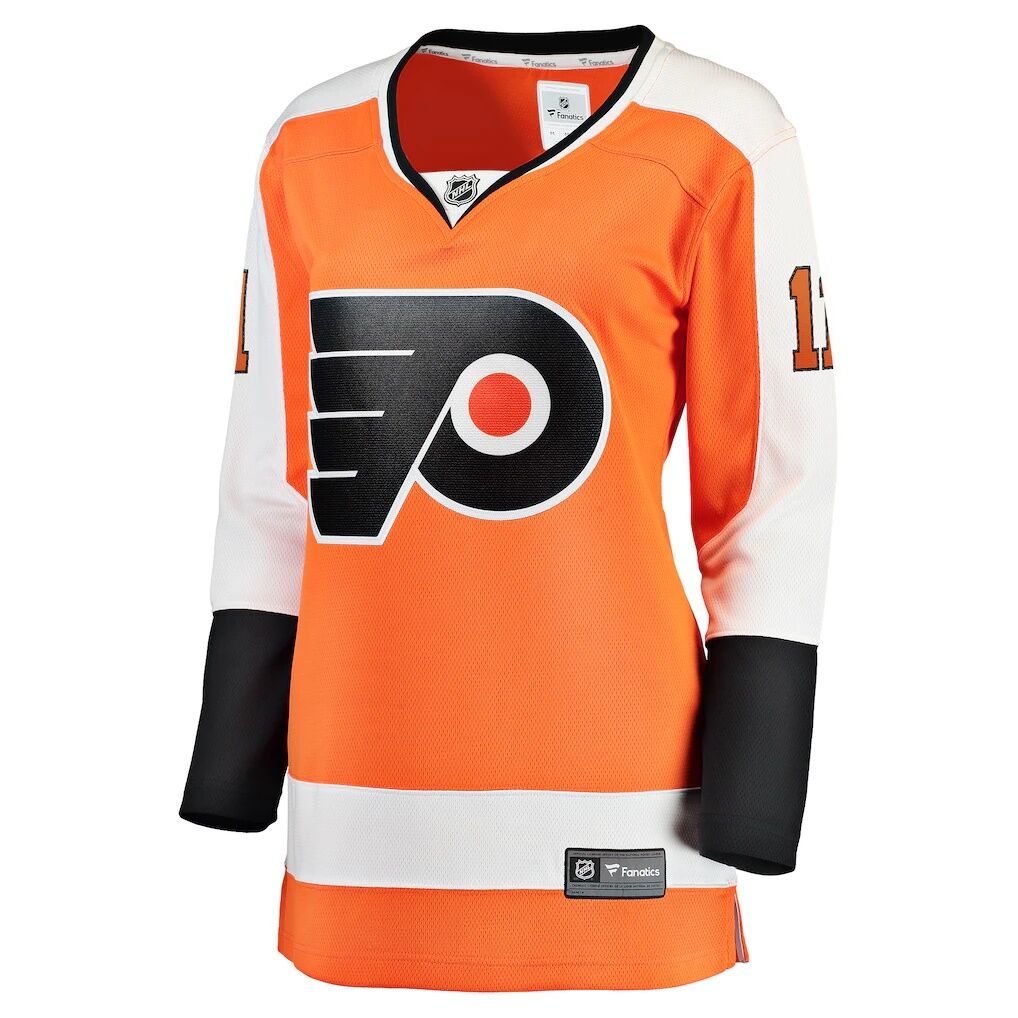 Travis Konecny Philadelphia Flyers Fashion7 Women's Home Breakaway Jersey