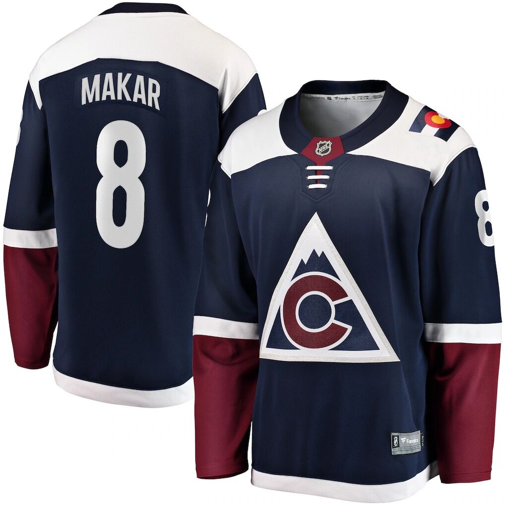Cale Makar Colorado Avalanche Fashion7  Breakaway Jersey