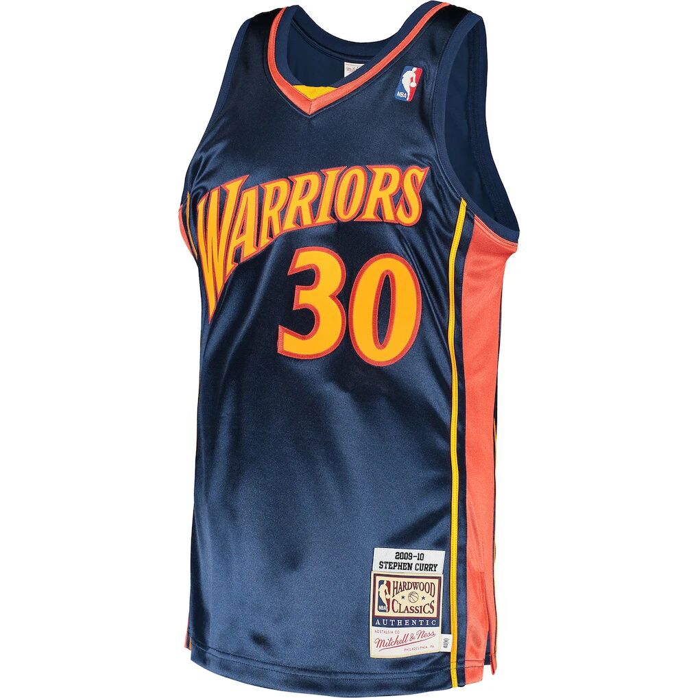 Stephen Curry Golden State Warriors Mitchell & Ness 2009/10 Hardwood Classics Authentic Jersey