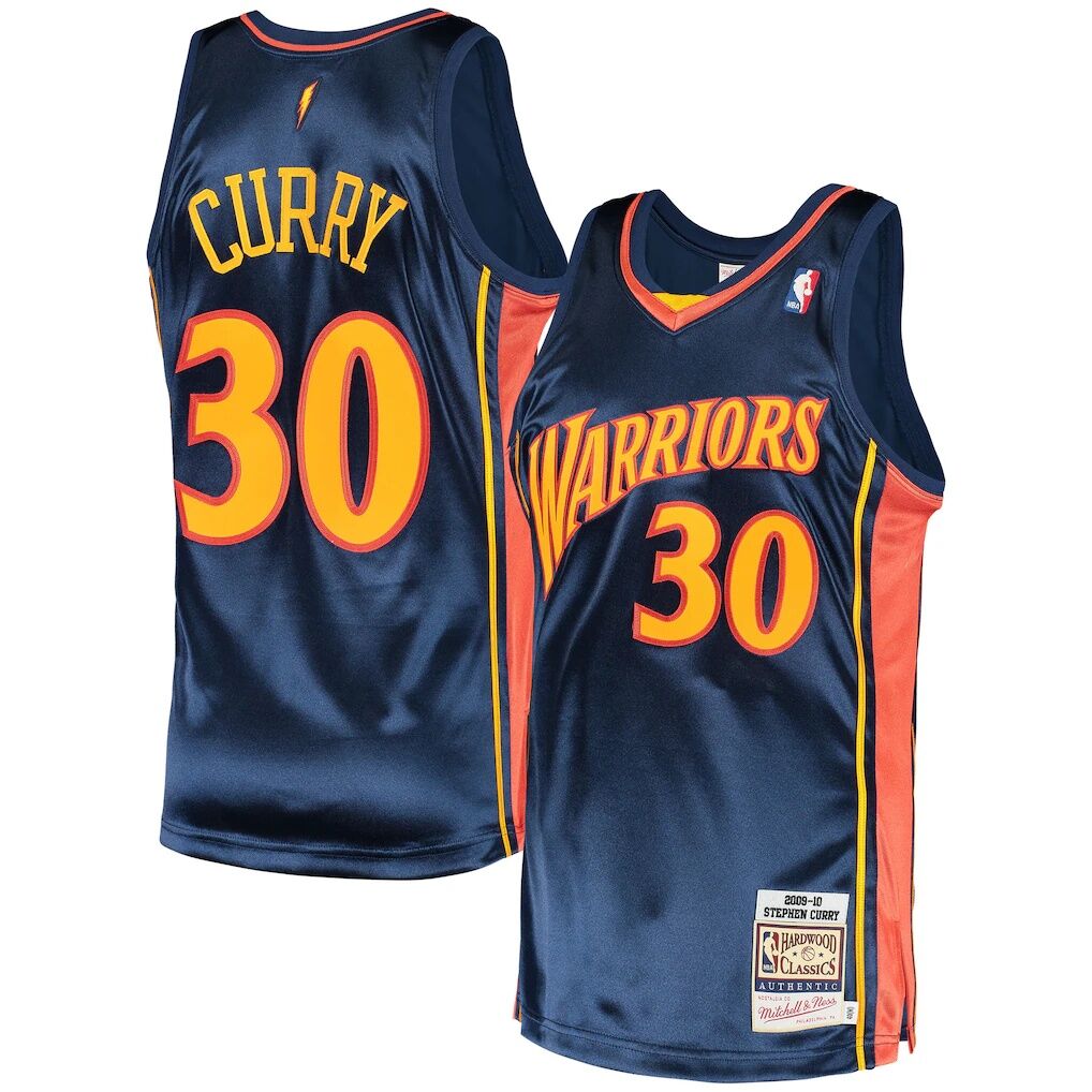 Stephen Curry Golden State Warriors Mitchell & Ness 2009/10 Hardwood Classics Authentic Jersey