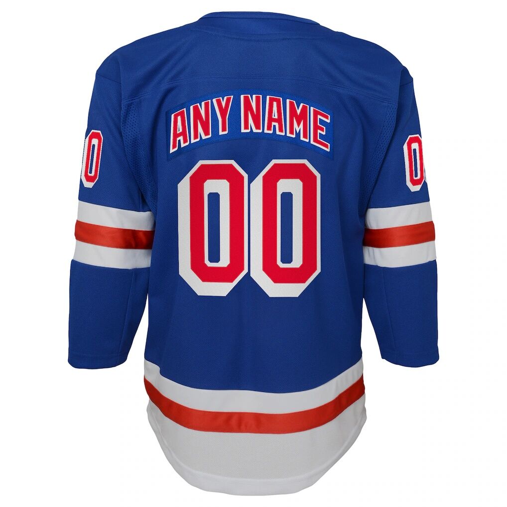 New York Rangers Youth Home Premier Custom Jersey