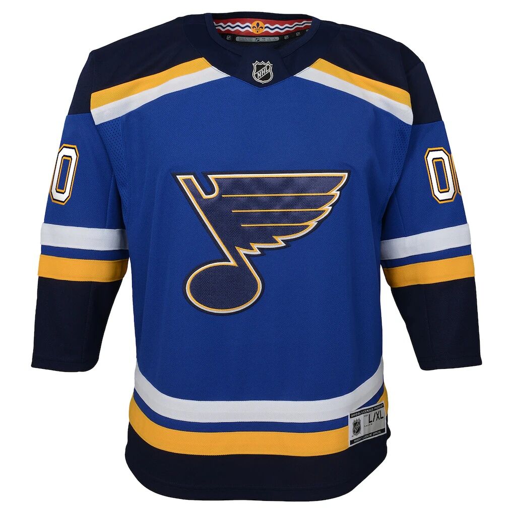 St. Louis Blues Youth Home Premier Custom Jersey