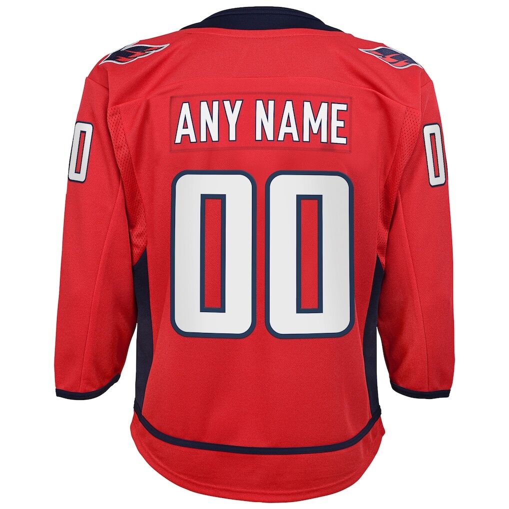 Washington Capitals Youth Home Custom Premier Jersey