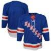 New York Rangers Youth Home Premier Jersey - Blue - Front View