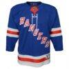New York Rangers Youth Home Premier Jersey - Blue - Side View