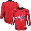 Washington Capitals Youth Home Blank Premier Jersey - Red - Front View