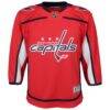 Washington Capitals Youth Home Blank Premier Jersey - Red - Side View