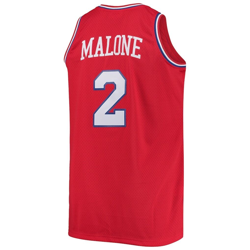 Moses Malone Philadelphia 76ers Mitchell & Ness 1982/83 Big & Tall Hardwood Classics Swingman Jersey