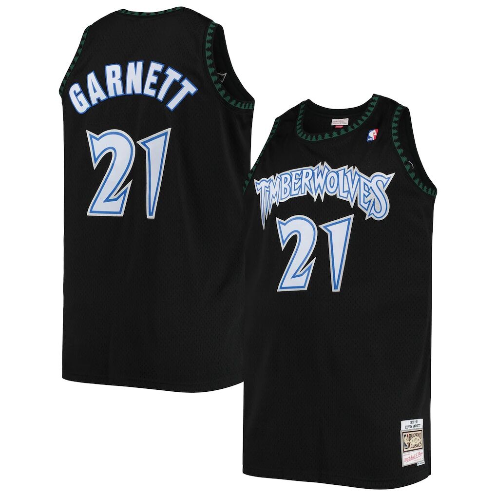 Kevin Garnett Minnesota Timberwolves Mitchell & Ness 1997/98 Big & Tall Hardwood Classics Swingman Jersey