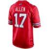 Josh Allen Buffalo Bills Nike Alternate Game Player Jersey - Red - Alt2