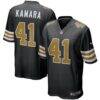 Alvin Kamara New Orleans Saints Nike Alternate Game Jersey - Black - Front View